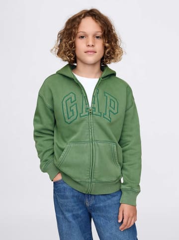 GAP Sweatjacke in Grün