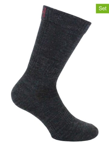 Norfolk 4er-Set: Socken in Anthrazit