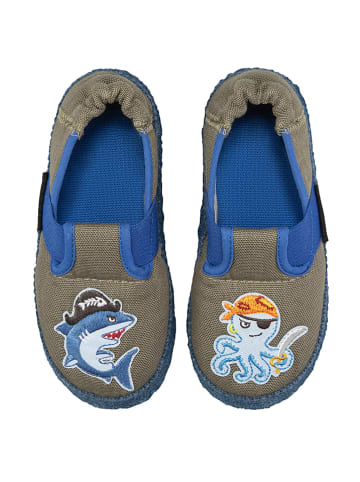 NANGA Hausschuhe "Lustige Piraten" in Braun