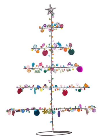 Overbeck and Friends Decoratieve kerstboom "Tree" meerkleurig - (B)23 x (H)31 cm