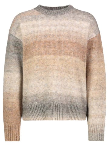 Fresh Made Pullover in Beige/ Grau