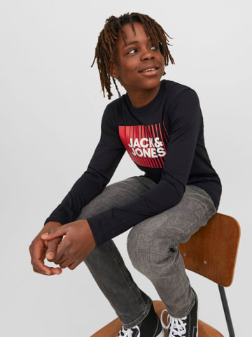 JACK & JONES Junior Longsleeve in Schwarz