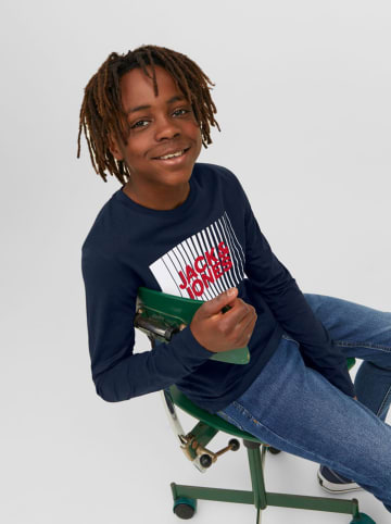 JACK & JONES Junior Longsleeve in Dunkelblau