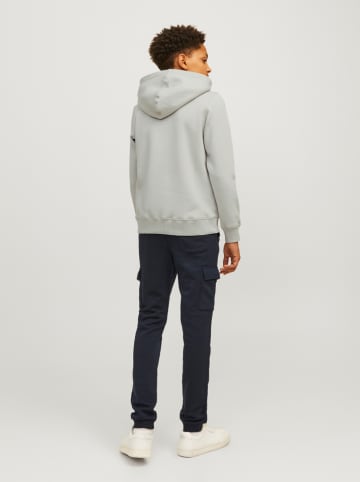 JACK & JONES Junior Hoodie in Hellgrau