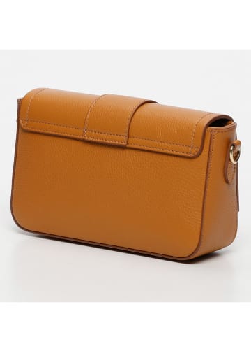 Christian Laurier Leder-Umhängetasche "Aria" in Hellbraun - (B)25 x (H)16 x (T)7 cm