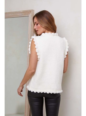 Joséfine Hybride bodywarmer "Ferddy" wit