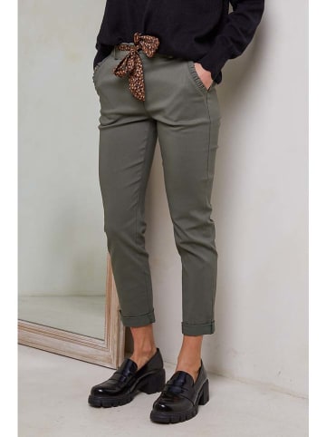 Joséfine Spodnie "Kandish" w kolorze khaki