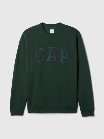 GAP Sweatshirt in Dunkelgrün