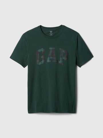 GAP Koszulka w kolorze ciemnozielonym