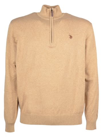 U.S. Polo Assn. Sweter w kolorze beżowym