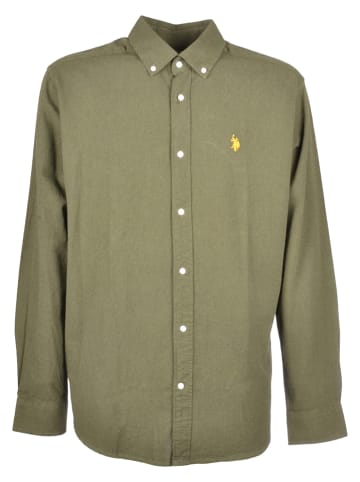 U.S. Polo Assn. Koszula - Regular fit - w kolorze khaki