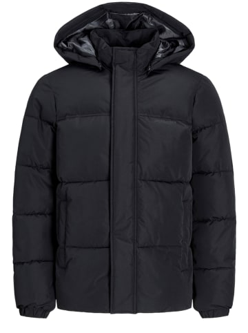 JACK & JONES Junior Kurtka pikowana "Bradley" w kolorze czarnym