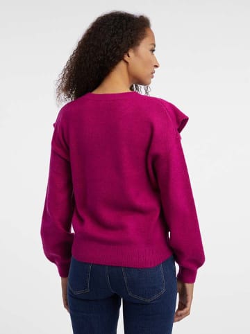 orsay Sweter w kolorze jagodowym