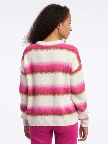 orsay Pullover in Weiß/ Pink