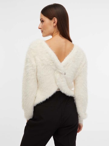 orsay Sweter w kolorze kremowym