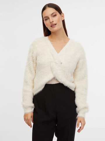 orsay Sweter w kolorze kremowym