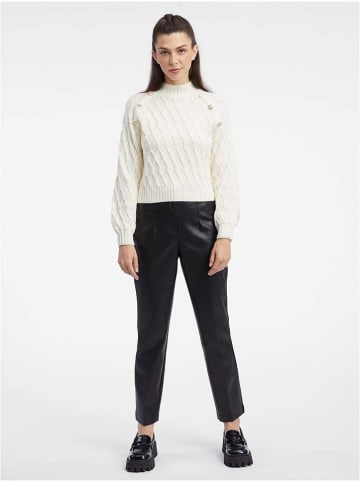 orsay Sweter w kolorze białym