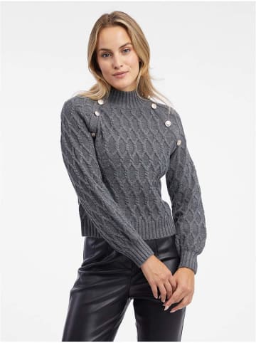 orsay Sweter w kolorze antracytowym