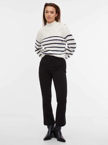 orsay Pullover in Weiß/ Schwarz