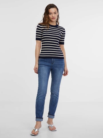 orsay Shirt donkerblauw/crème