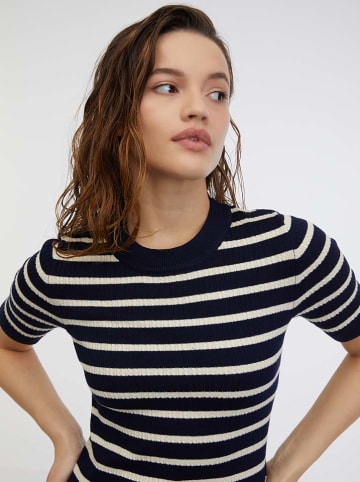 orsay Shirt donkerblauw/crème