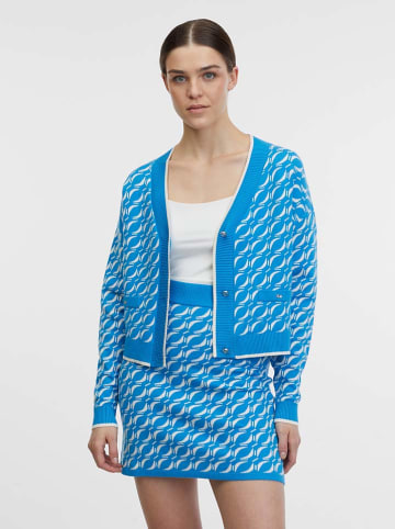orsay Cardigan in Blau/ Weiß