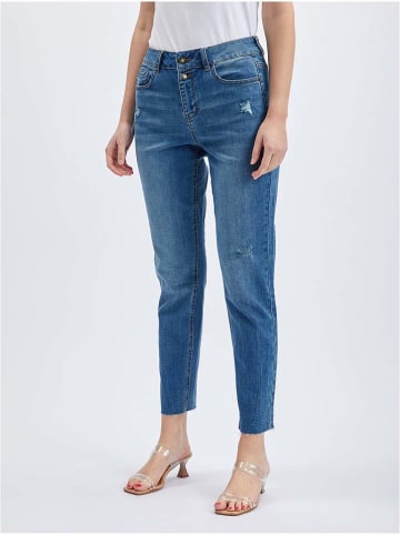 orsay Spijkerbroek - tapered fit - blauw
