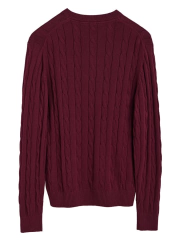 Polo Club Sweter w kolorze bordowym