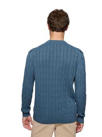Polo Club Pullover in Blau
