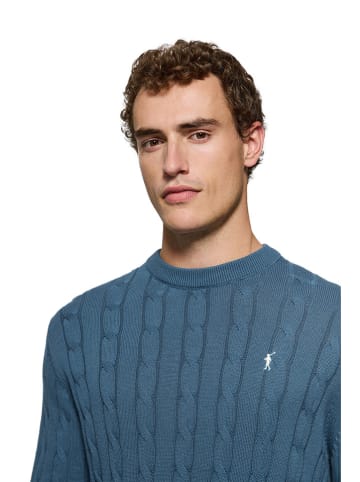 Polo Club Pullover in Blau