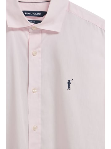 Polo Club Blouse - slim fit - lichtroze