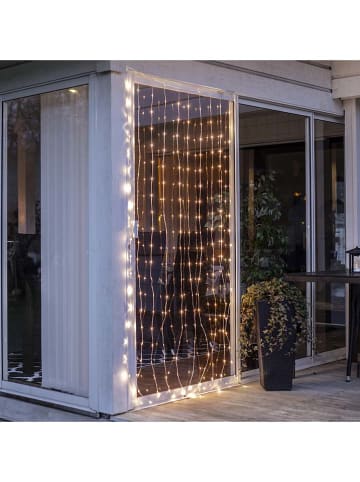 STAR Trading LED-Lichtervorhang "Sherrie" in Warmweiß - (L)200 x (B)100 cm