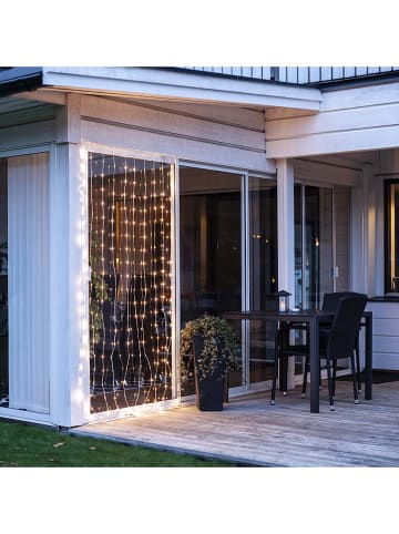 STAR Trading LED-Lichtervorhang "Sherrie" in Warmweiß - (L)200 x (B)100 cm