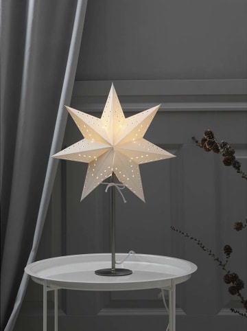 STAR Trading Standleuchte "Bobo" in Creme - (B)34 x (H)51 cm