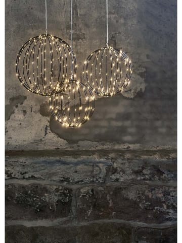 STAR Trading LED-Dekoleuchte "Mounty" in Schwarz - Ø 30 cm