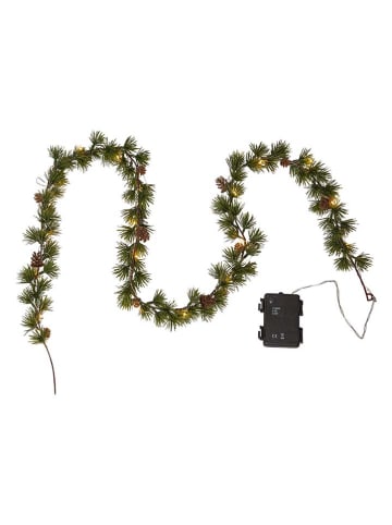 STAR Trading Led-dennenguirlande "Larix" groen - (L)140 cm