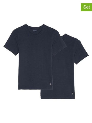 Marc O´Polo 2er-Set: Shirts in Dunkelblau