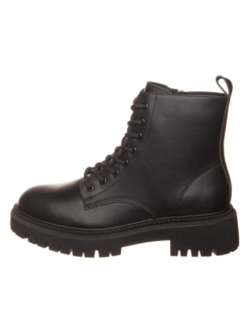 Skechers Leder-Boots "Modern Rugged" in Schwarz