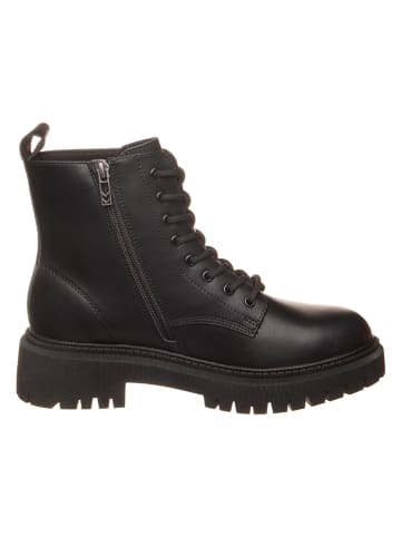 Skechers Leren boots "Modern Rugged" zwart