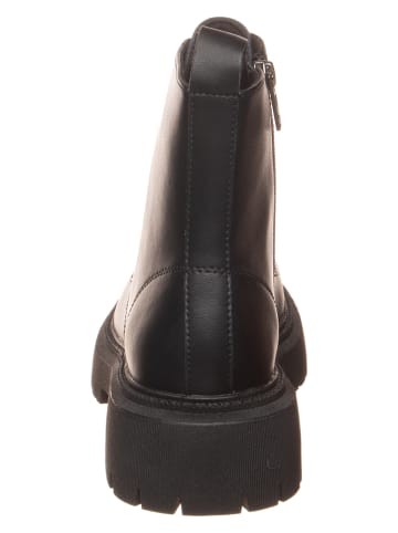 Skechers Leren boots "Modern Rugged" zwart