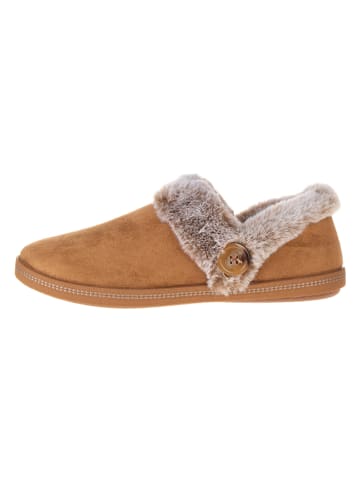 Skechers Slipper "Cozy Campfire" in Hellbraun