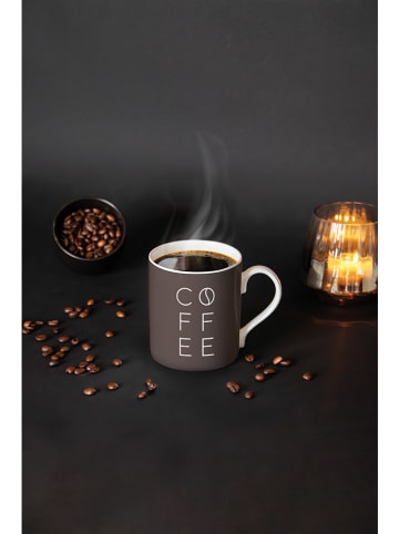 Design@Home Kubek jumbo "Coffee" w kolorze brązowym - 350 ml