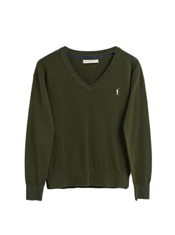 Polo Club Pullover in Dunkelgrün
