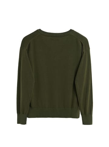 Polo Club Sweter w kolorze ciemnozielonym