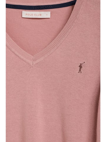 Polo Club Pullover in Rosa
