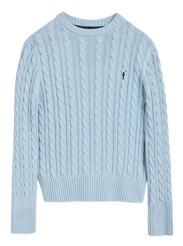 Polo Club Pullover in Hellblau
