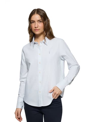 Polo Club Hemd - Regular fit - in Hellblau/ Weiß