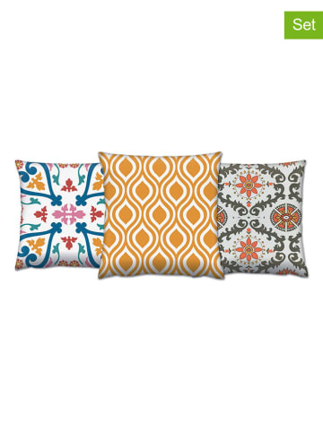 ABERTO DESIGN 3er-Set: Kissen in Bunt