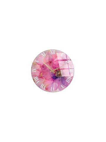 ABERTO DESIGN Wanduhr in Pink - Ø 40 cm