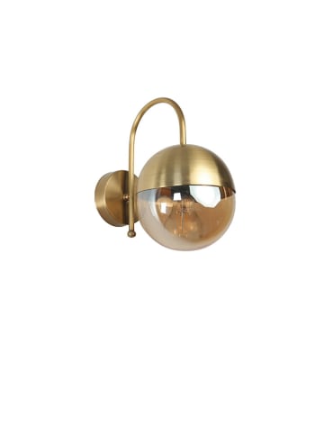 ABERTO DESIGN Lampa ścienna "Küre" w kolorze złotym - 15 x 15 x 15 cm